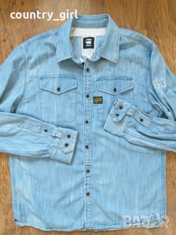 g-star usn rhine shirt - страхотна мъжка риза, снимка 6 - Ризи - 27110532