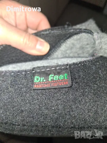 Намалена цена 12лв н.36 дом.пантофи Dr. Feet, снимка 8 - Пантофи - 49418453