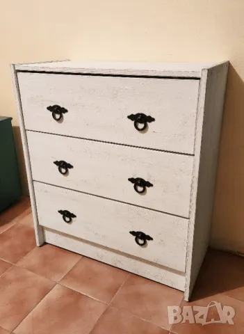 Дървен скрин Ikea Rast винтидж стил, снимка 13 - Скринове - 49228854