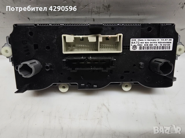 Управление парно климатик - 1K0820047FH / VW Golf 5 , Passat 6 , Touran , Caddy ,Голф5,Пасат6,Туран, снимка 2 - Части - 52848665