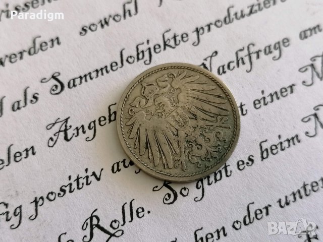 Райх монета - Германия - 10 пфенига | 1901г.; серия A, снимка 2 - Нумизматика и бонистика - 28232906