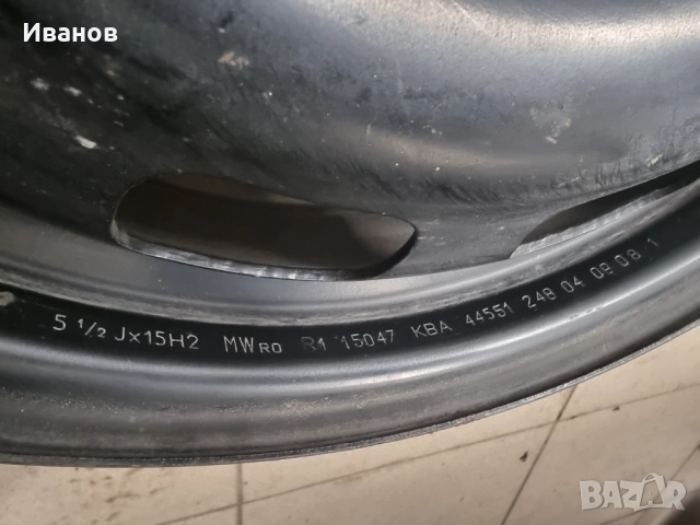 Метални джанти за Mercedes A class, снимка 3 - Гуми и джанти - 52672257