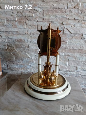 Настолен годишен механичен часовник, снимка 5 - Антикварни и старинни предмети - 40577375