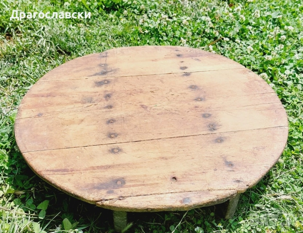 Маси софри трикраки столчета Автентична стара маса ниска синия паралия саралия софра софри битов кът, снимка 13 - Други - 31278559