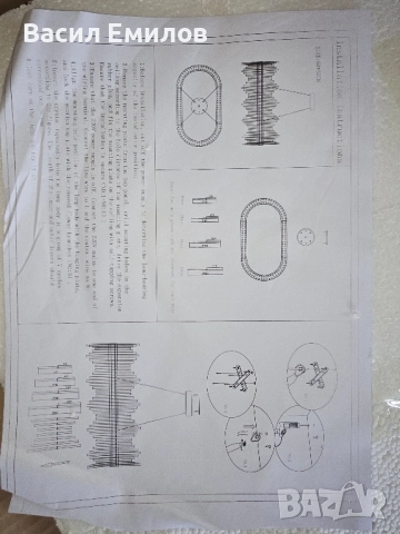Модерен Кристален полилеи (златист 60см), снимка 3 - Лампи за таван - 51943570