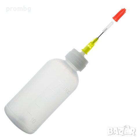 контейнер с дозатор 50 мл, бутилка с апликатор и дозираща игла, игли, за лепило , снимка 2 - Други инструменти - 43924709