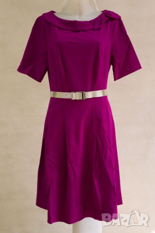 Рокля в цвят циклама марка Margo Collection EU 48, снимка 2 - Рокли - 39585752