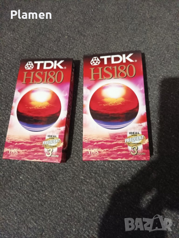 Видеокасети TDK HS180 VHS
