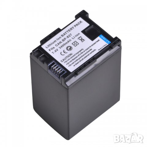 Батерия за Canon BP 827, BP-827 BP-808 BP-809 BP-819 HG30 XA10 HF20 HF10 HF100 HF100E HG20 HG21 HF11, снимка 2 - Батерии, зарядни - 37013442