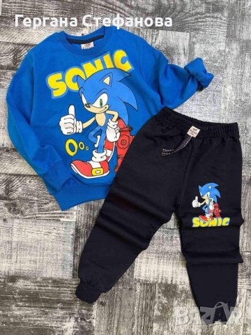 Комплект Соник  Размери -3/4г.4/5г.5/6г.7/8г.9/10г. Цена -35лв