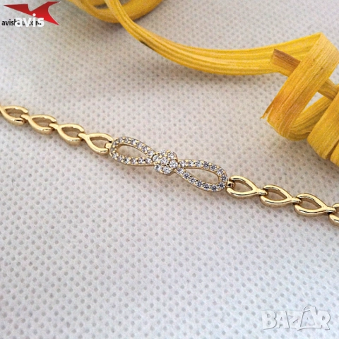 Гривна с 14К златно покритие 234820, снимка 2 - Гривни - 52711839