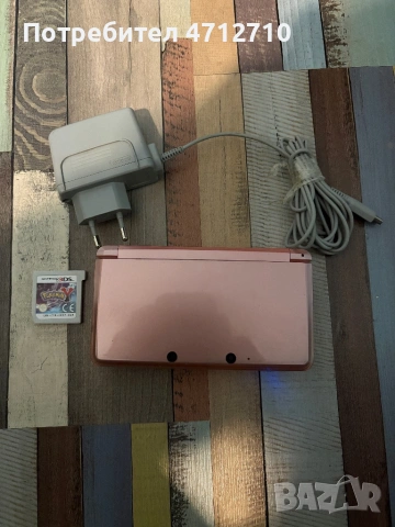 Оригилно Nintendo 3DS с игра pokemon Y и оригинално зарядно