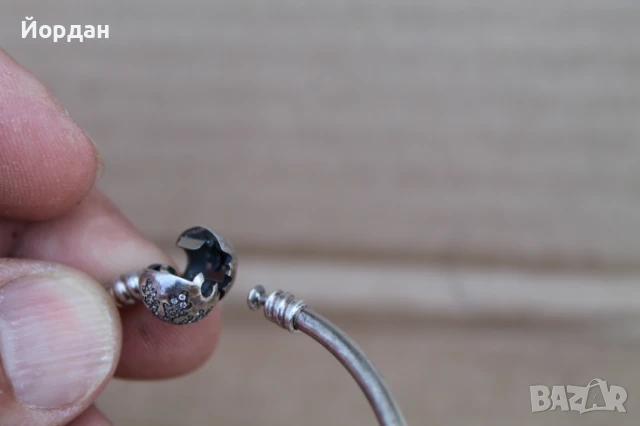 Сребърна гривна ''Pandora'', снимка 7 - Гривни - 50619485