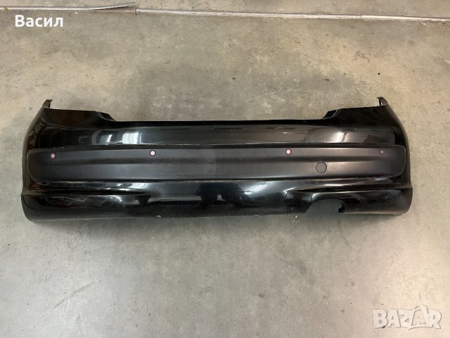 Задна броня ЧЕРНА Peugeot 207 1.6 THP Turbo 150к.с Hatchback Пежо 207 1.6 ТХП Турбо Хечбек pejo, снимка 1