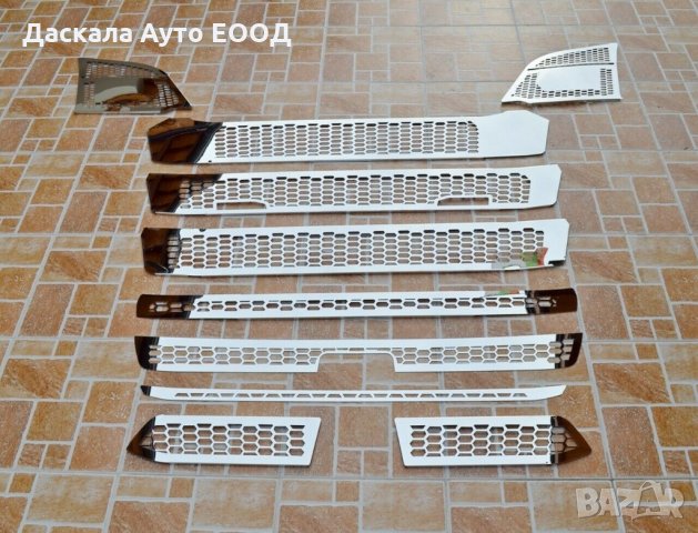 Комплект декорация предна решетка (без халоген) Скания Scania S 2016+, снимка 2 - Аксесоари и консумативи - 35614094