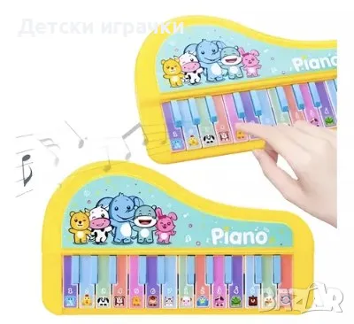 Детско музикално пиано, с животни 