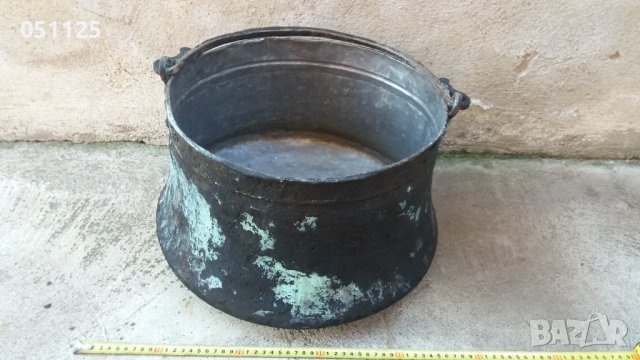 отличен възрожденски бакър, ператник, харания - 40 литра, снимка 2 - Антикварни и старинни предмети - 39128798