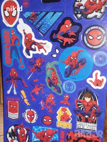 200 бр Спайдърмен Spiderman книжка албум самозалепващи лепенки стикери, снимка 3 - Други - 35248001