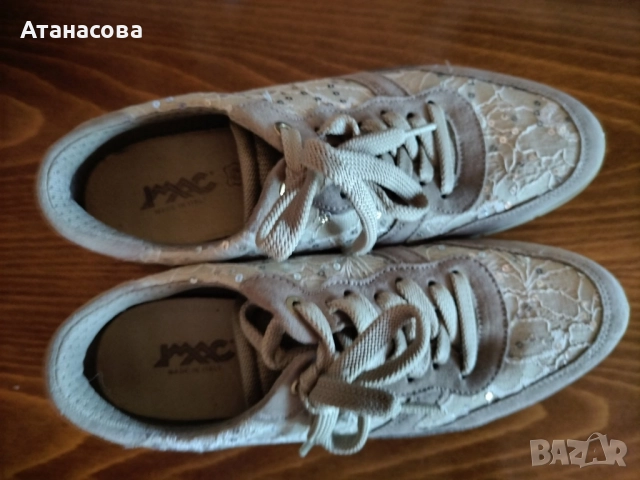 златисти модерни маратонки номер 37, снимка 3 - Маратонки - 51802226