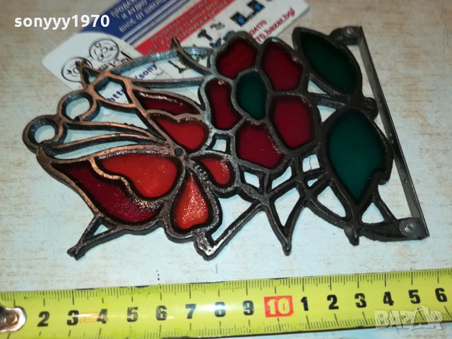 витраж 1201221945, снимка 3 - Антикварни и старинни предмети - 35417112