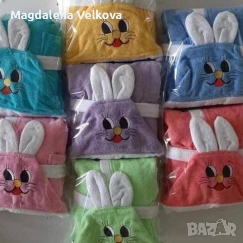 Детски халат за баня, снимка 7 - Хавлии и халати - 53310731