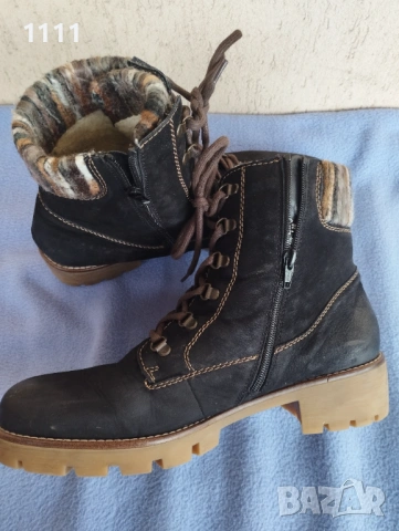 Непромокаеми кубинки Remonte номер 42-43., снимка 2 - Дамски ботуши - 53287194