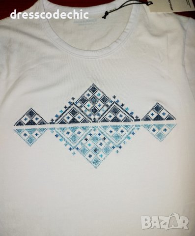  БРОДИРАНИ с шевици тениски и блузи. , снимка 10 - Тениски - 43676550