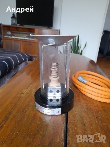 Стара туристическа газова лампа #2, снимка 3 - Антикварни и старинни предмети - 43008461