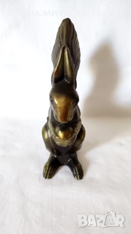 Фигура на катерица от метал, снимка 2 - Статуетки - 51033369