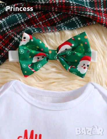 Коледно боди + пола 6/9месеца, снимка 3 - Комплекти за бебе - 51972726