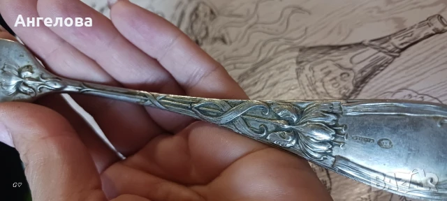 Стара голяма вилица , снимка 6 - Антикварни и старинни предмети - 50647705