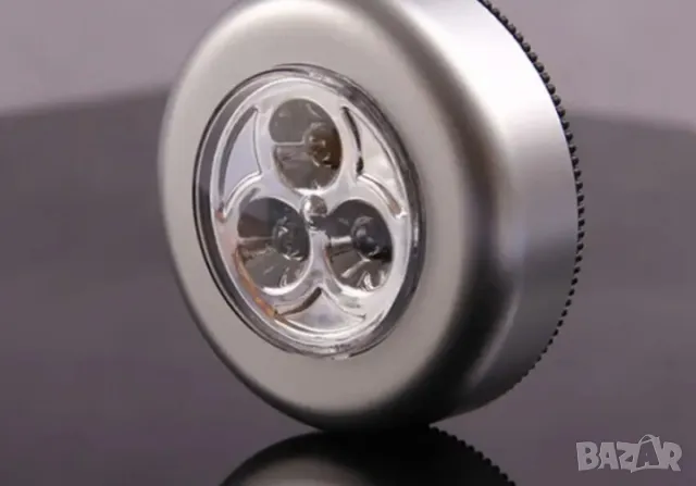 5 бр Кръгли LED Лампи с докосване!, снимка 3 - Части и Платки - 48832655