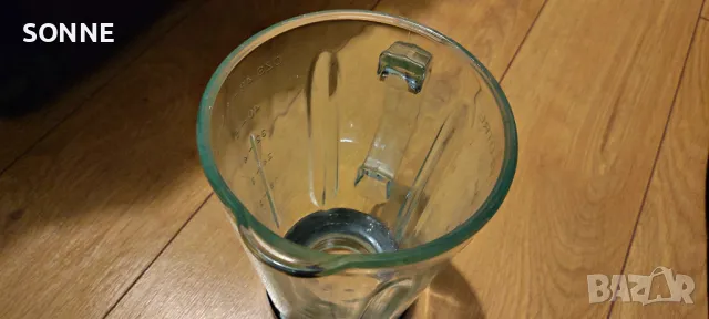 Стъклена немска кана за блендер/Стъклена чаша 1,5 литра, снимка 4 - Чаши - 47525457