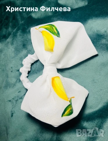 Лимони и череши, панделки и Скрънчета, снимка 5 - Аксесоари за коса - 33671596