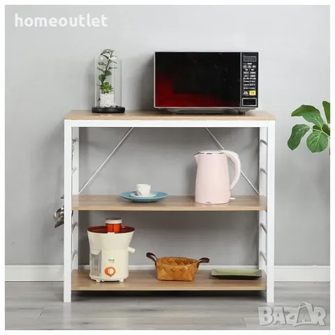 ПРОМОЦИЯ Кухненска помощна масичка с рафтове 10CZLDKR06OK90, снимка 2 - Маси - 47547651