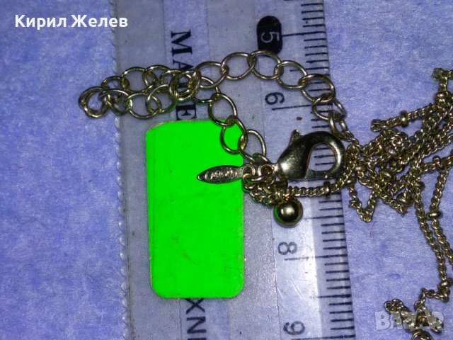 ФАСЕТИРАН КРИСТАЛЕН МАРКОВ ФЕШЪН АРТ МЕДАЛЬОН на AVON с КРАСИВА ФИНА ВЕРИЖКА ЕЙВЪН 37695, снимка 6 - Колиета, медальони, синджири - 40689840