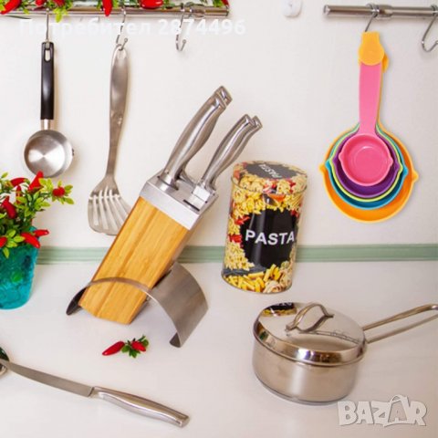 2773 Комплект цветни мерителни лъжички, 10 броя, снимка 2 - Аксесоари за кухня - 35345903
