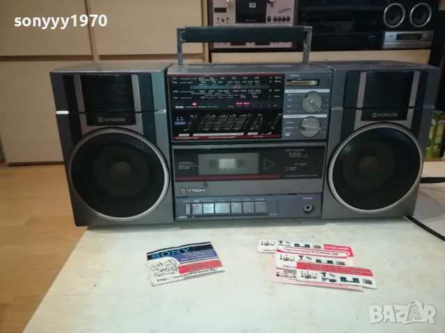 HITACHI TRK-9015E 1201251631, снимка 3 - Радиокасетофони, транзистори - 48652760
