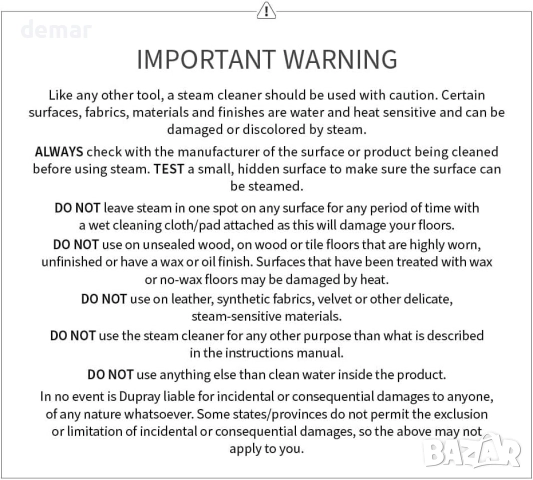 Парочистачка Dupray Neat Plus с комплект от 17 аксесоара, снимка 10 - Парочистачки и Водоструйки - 51681264