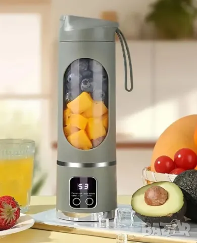 Преносим 450мл USB-Зареждащ се Блендер и Сокоизстисквачка , снимка 2 - Блендери - 49233862