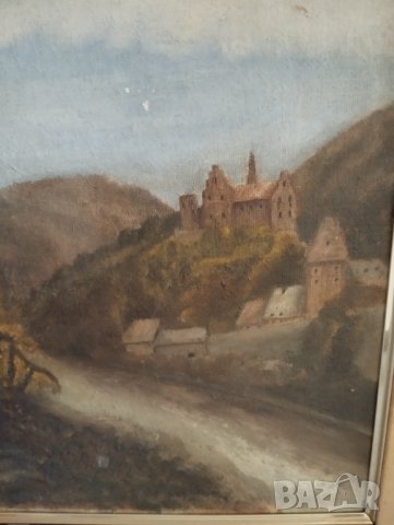 Стара картина-замък, снимка 4 - Картини - 43463055
