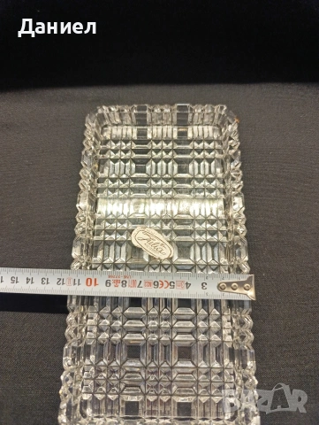 Кристално плато/чиния, снимка 5 - Сервизи - 53237000