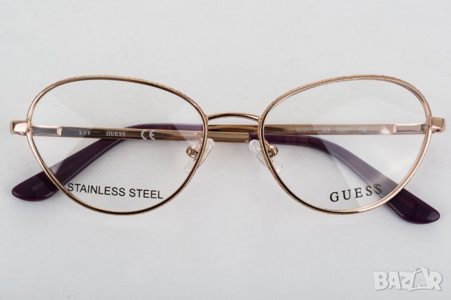 Златисти дамски метални рамки марка Guess , снимка 1 - Слънчеви и диоптрични очила - 38470660