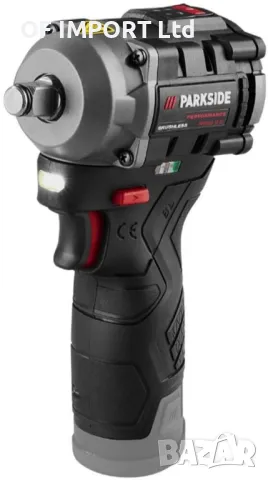 Безчетков Акумулаторен Ударен Гайковерт PARKSIDE Performance 12V Li-Ion 350Nm, снимка 2 - Други инструменти - 50220127