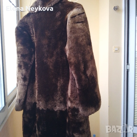 Кожено палто .от естествена кожа , снимка 3 - Палта, манта - 53450401