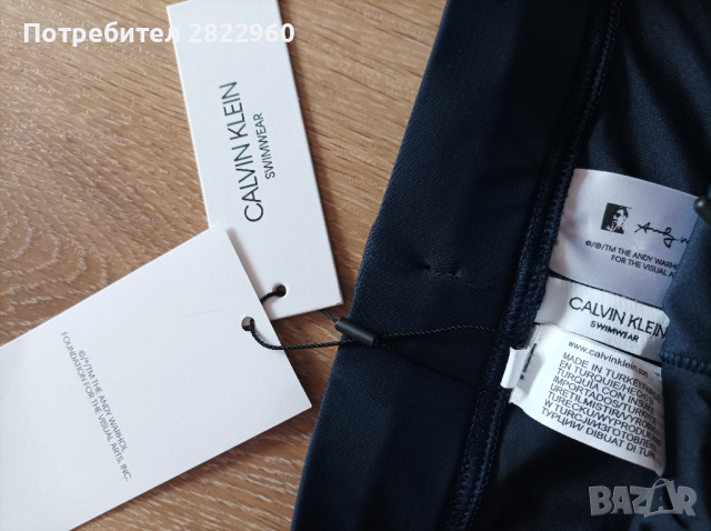 Calvin Klein мъжки бански M размер, снимка 2 - Бански - 36381488