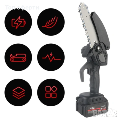 Акумулаторен мини верижен трион 6, снимка 9 - Други - 53455838