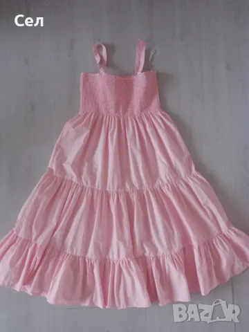 Розова ефирна рокля VRS S-M, снимка 1