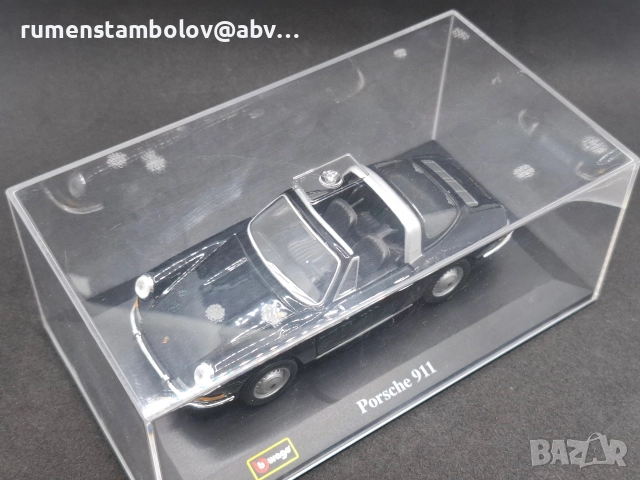 Bburago Porsche 911 Targa, 1:32, снимка 2 - Коли, камиони, мотори, писти - 52929119