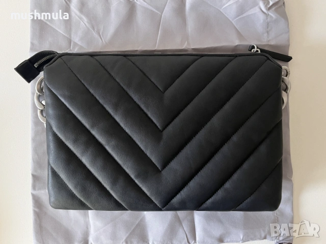 Нова чанта Les Visionnaires Vera Q естествена кожа, снимка 6 - Чанти - 53136050